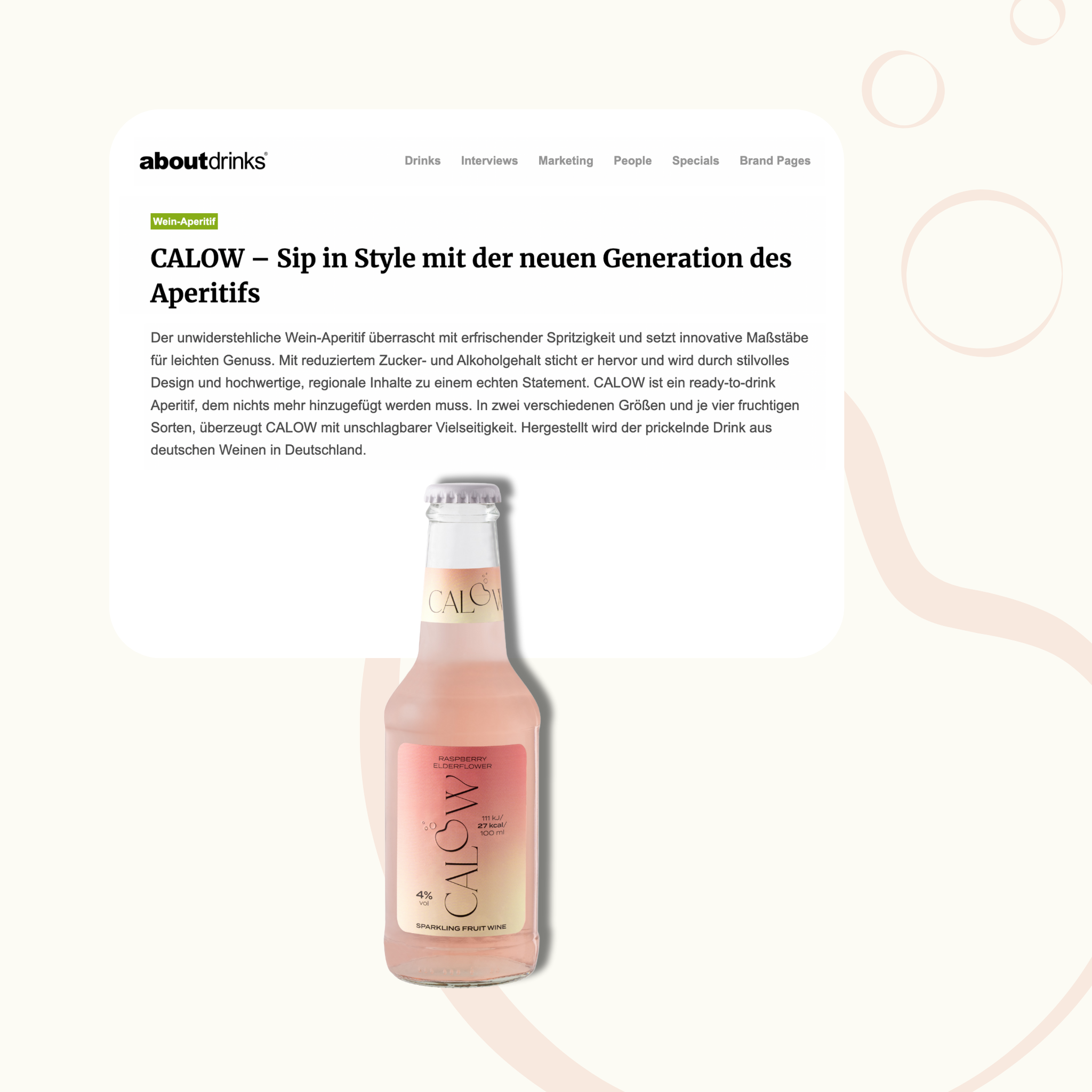 250ml Himbeere-Holunder