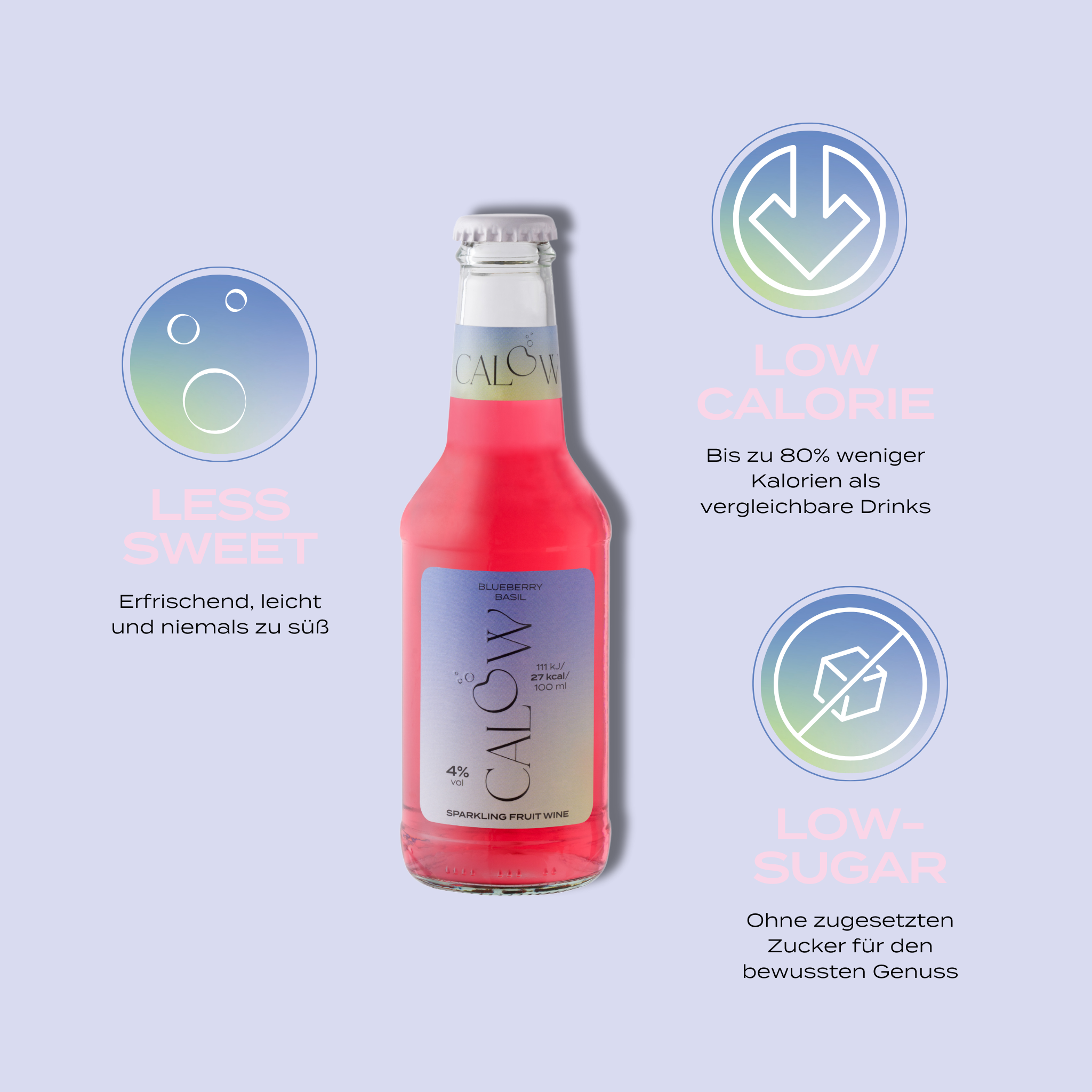 250ml Blaubeere-Basilikum