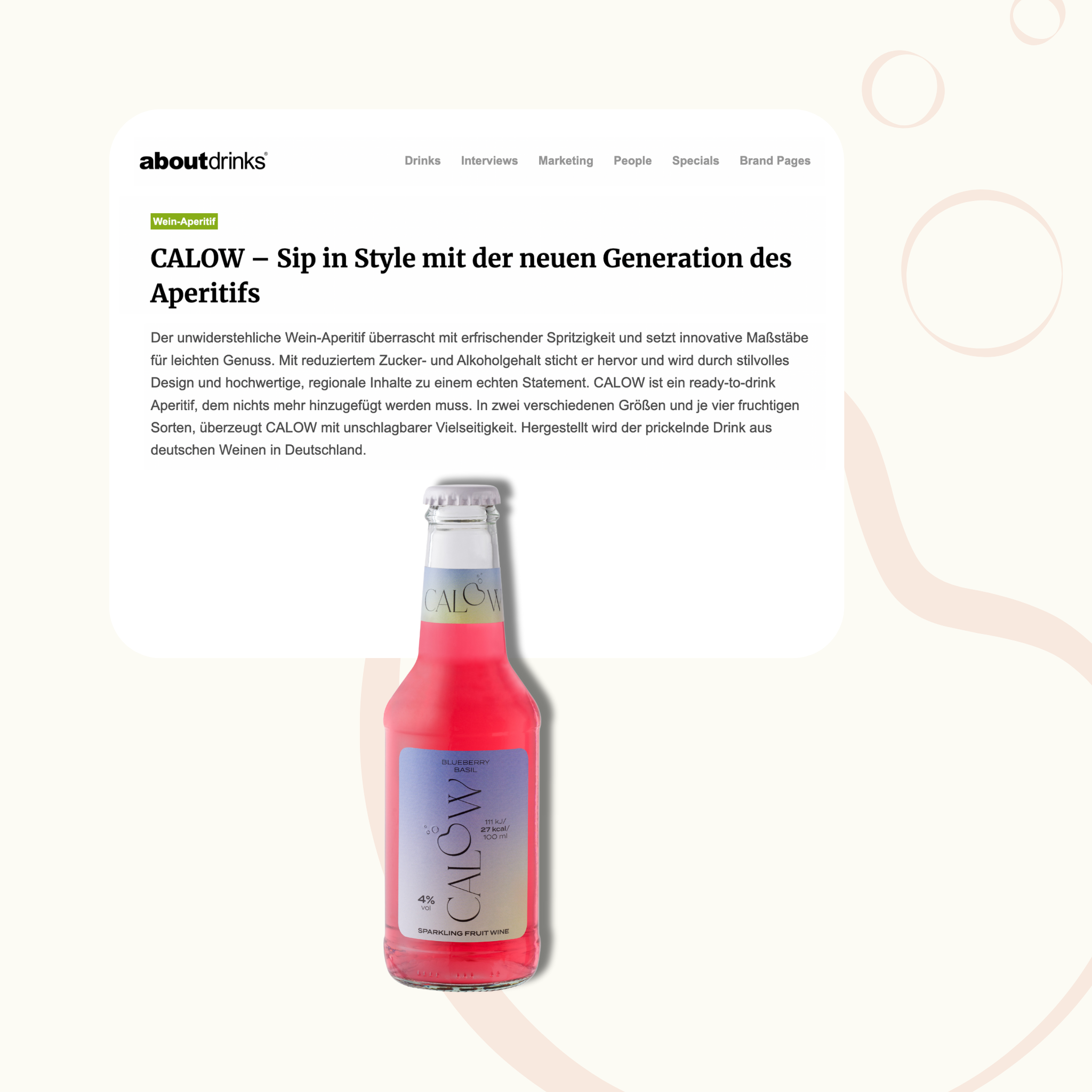 250ml Blaubeere-Basilikum