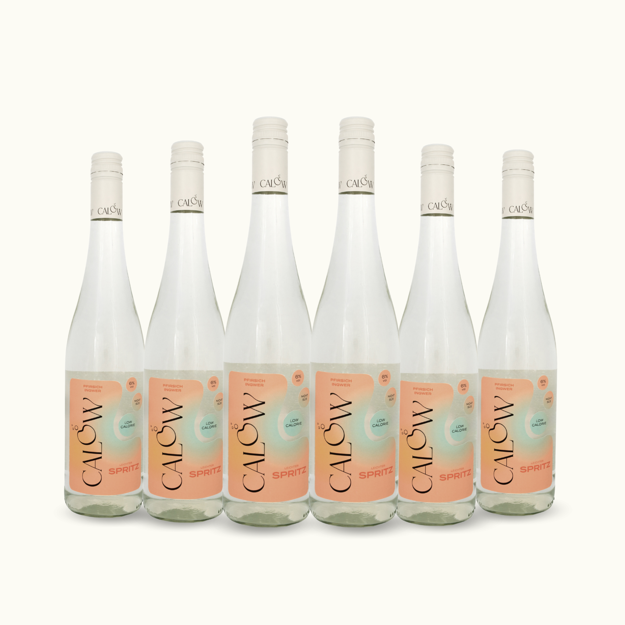 Pfirsich-Minze-Ingwer Spritz