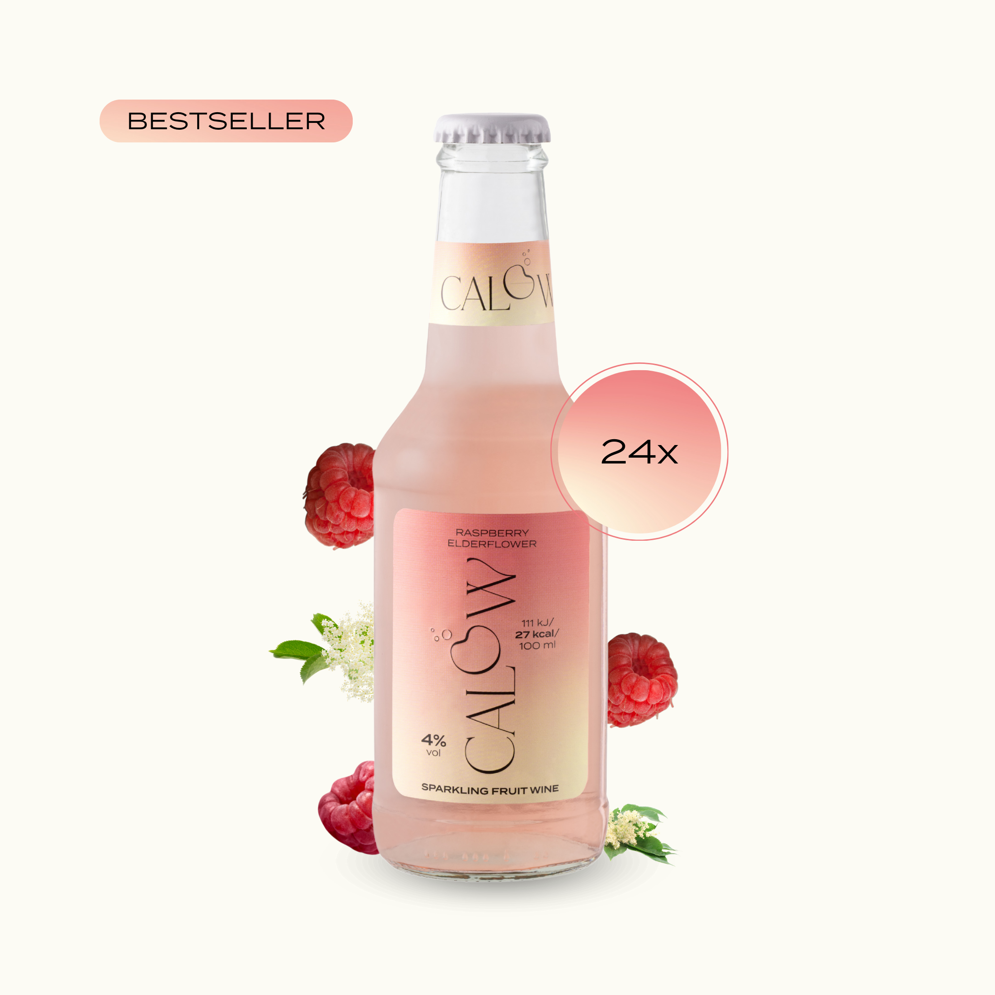 250ml Himbeere-Holunder
