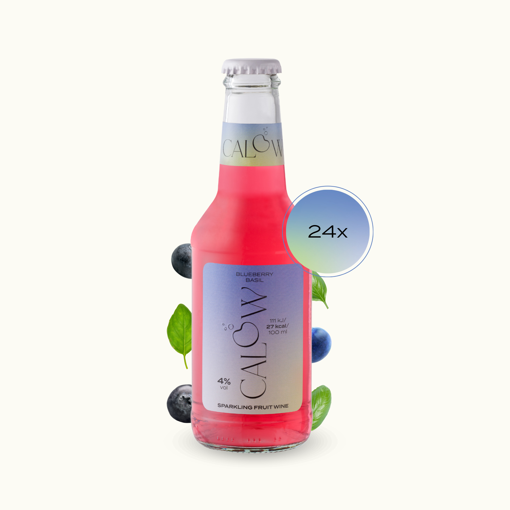250ml Blaubeere-Basilikum
