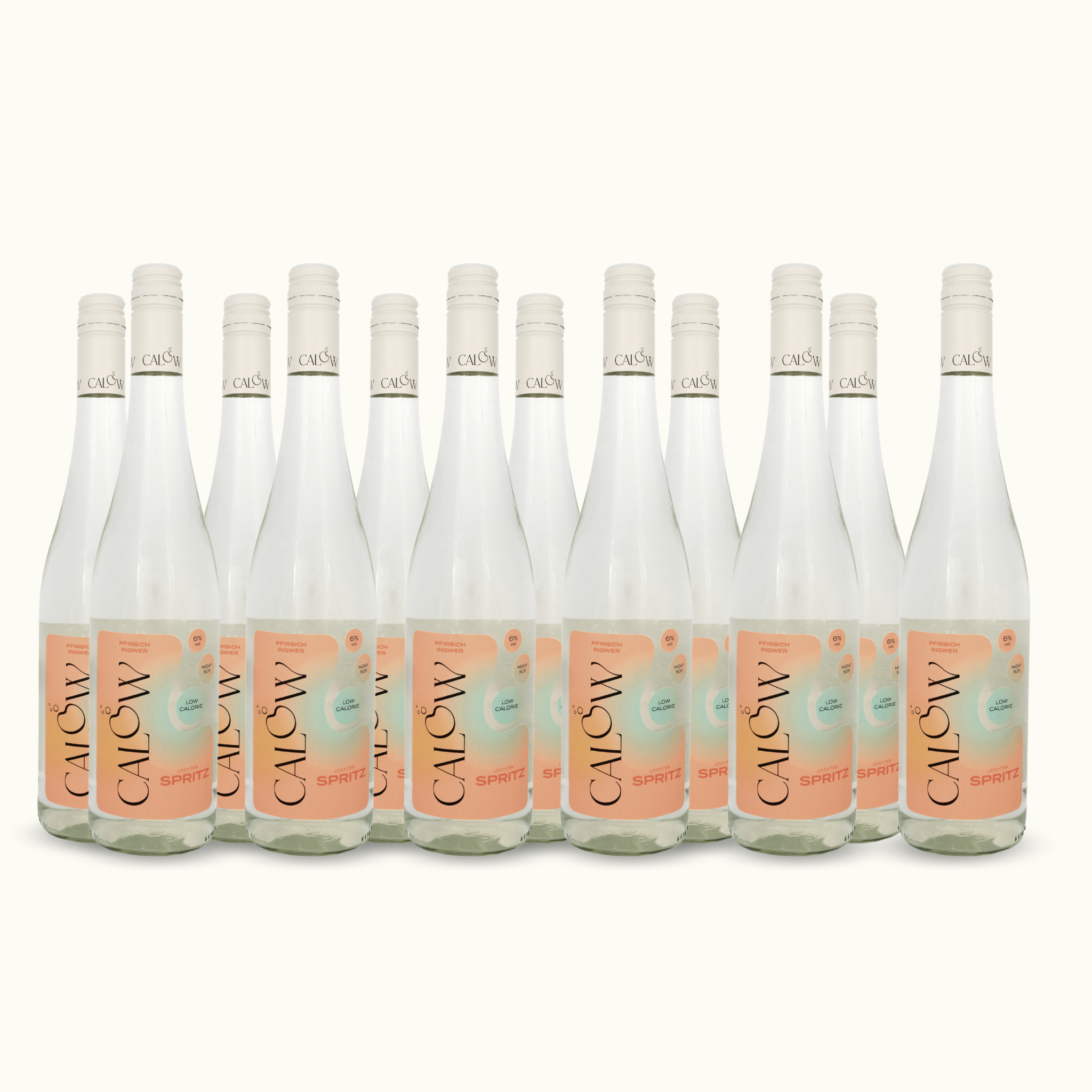 Pfirsich-Minze-Ingwer Spritz