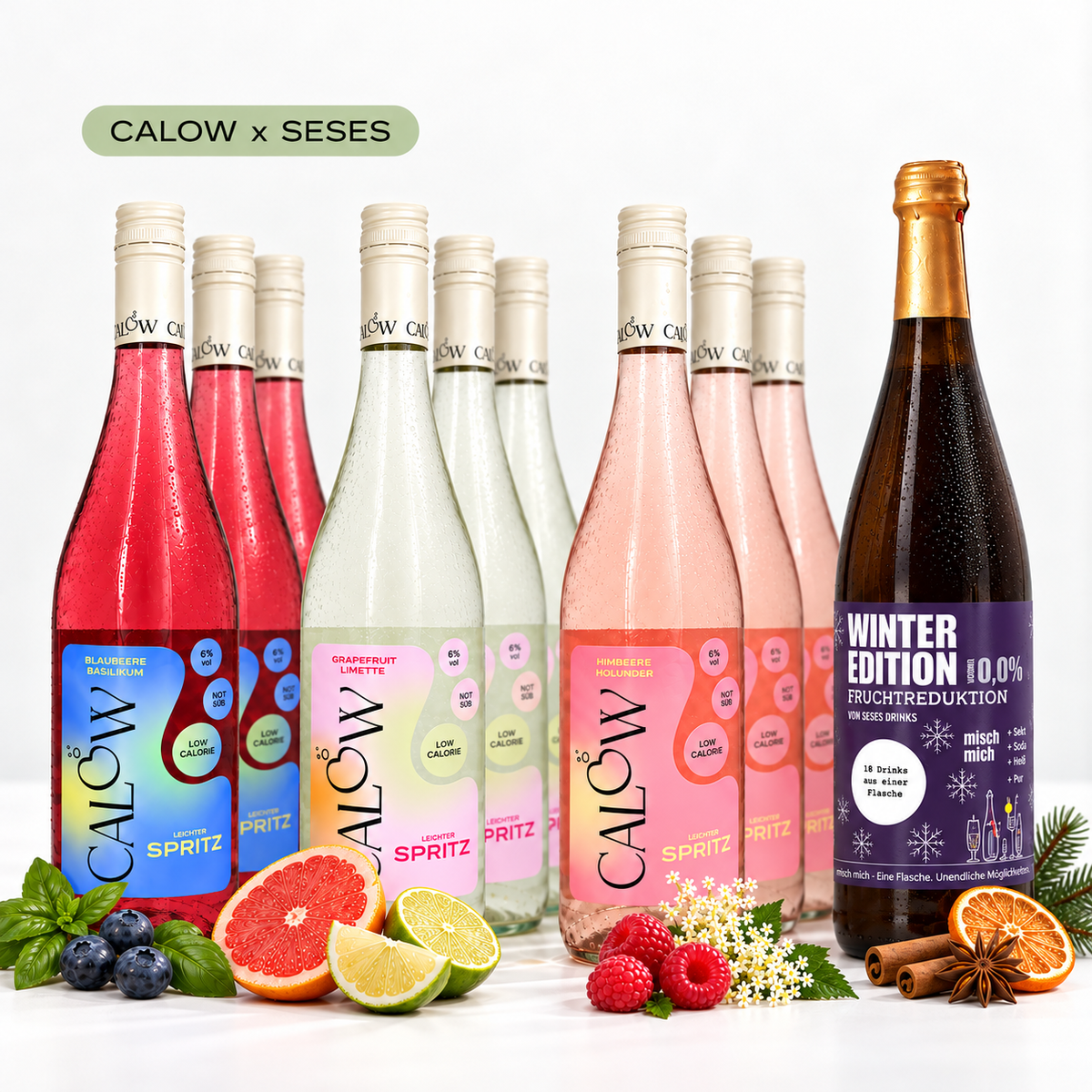 CALOW × SESES Herbstpaket – leichter Herbst-Spritz